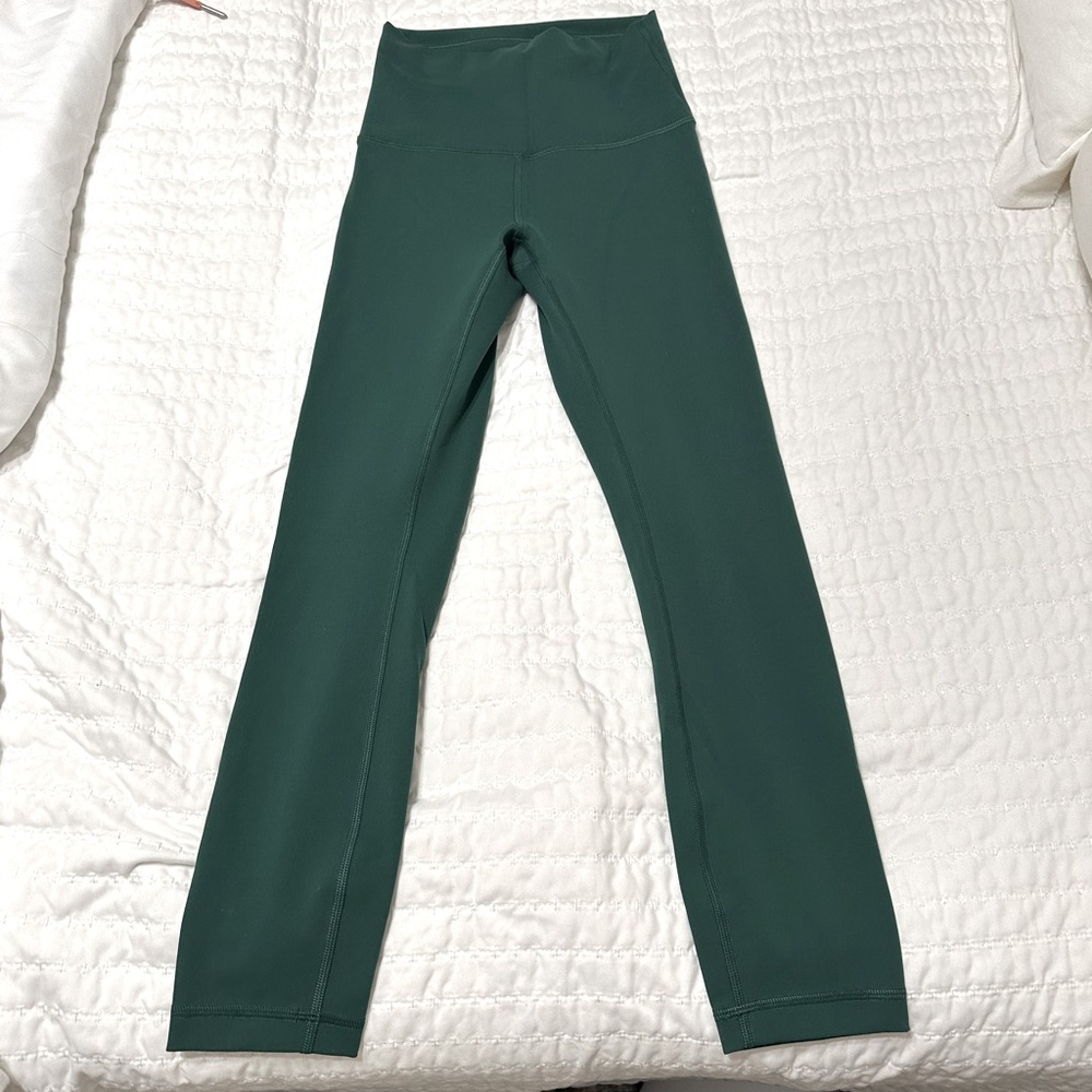 Wunder Train High Rose Crop- size 2 in Everglade green